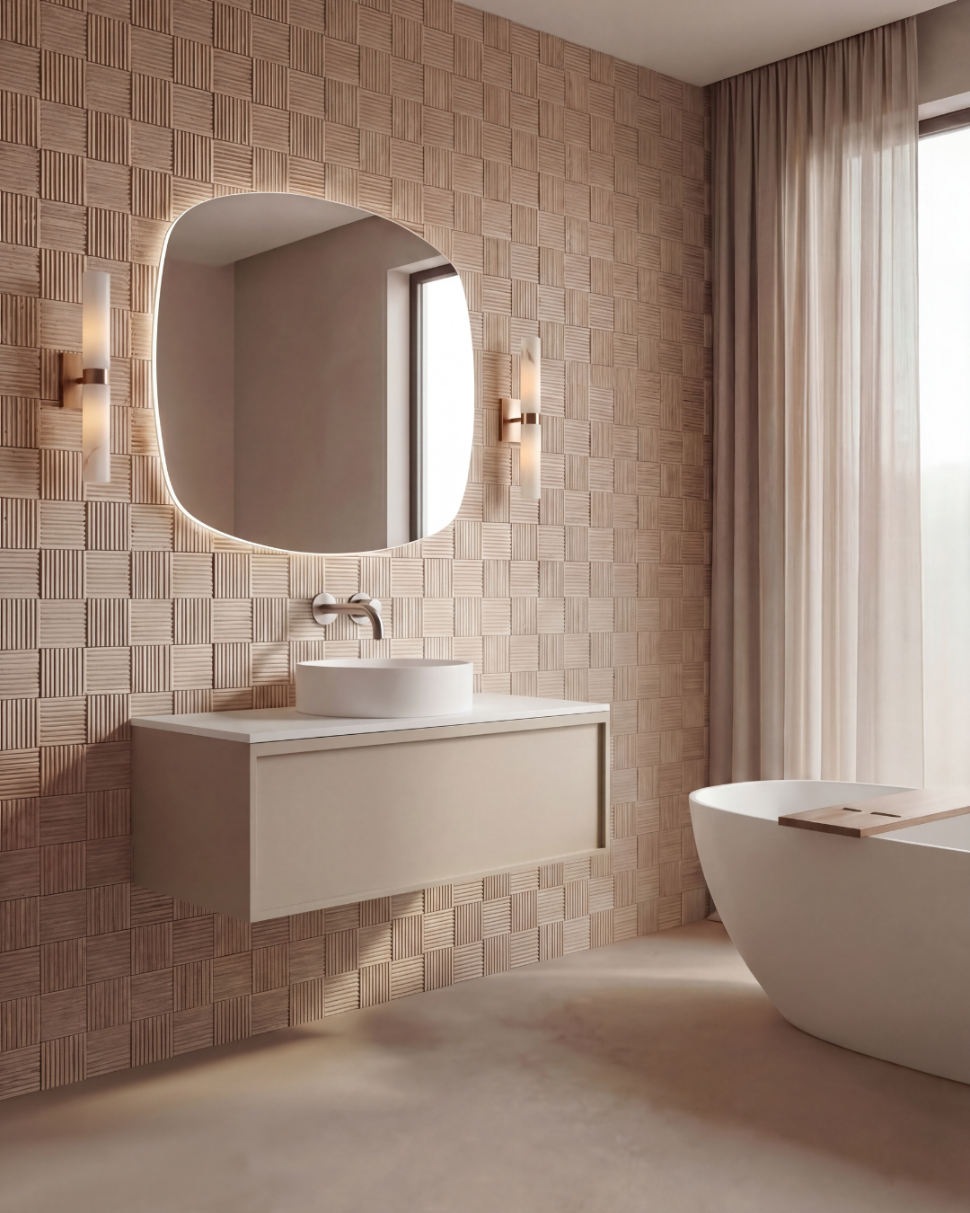 Mastello badmeubel Sumi enkel dune met solid top