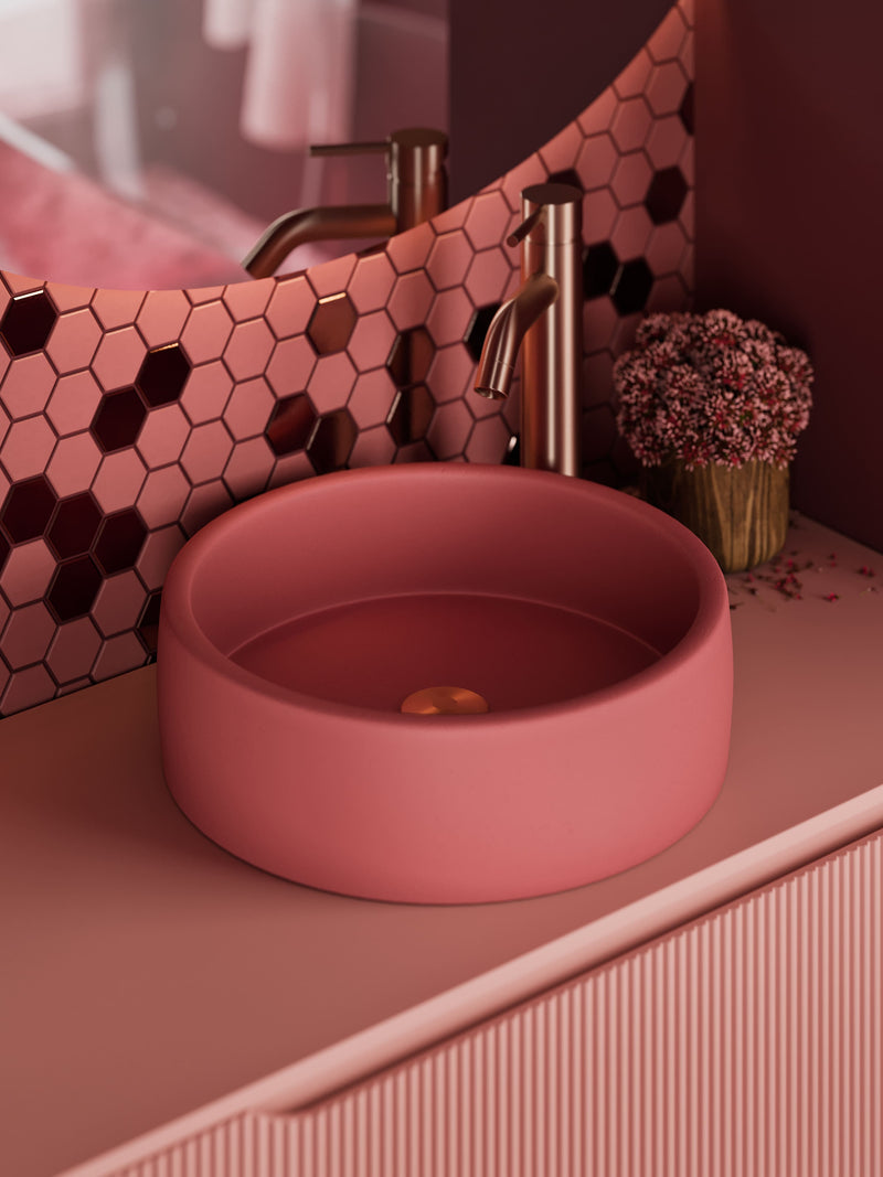 Mastello modulair badkamermeubel Duuk oud roze - afbeelding 5