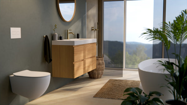 Inspiratie voor het toevoegen van gouden kranen in je badkamer