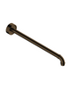 Mastello Retro gebogen wandarm 40 cm - Coffee PVD