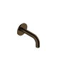 Mastello Fusion 90° wastafeluitloop 11 cm (Ø20) - Coffee PVD