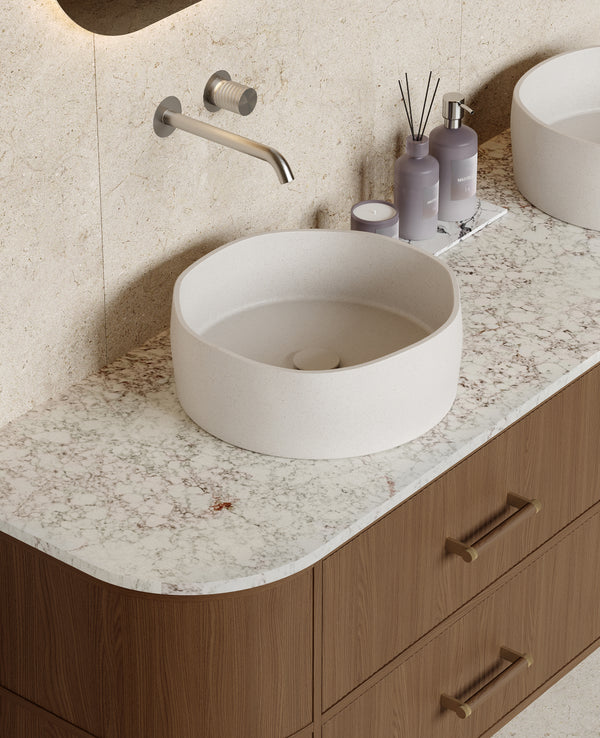 Mastello solid surface waskom Reeve sahara sand - 39 cm