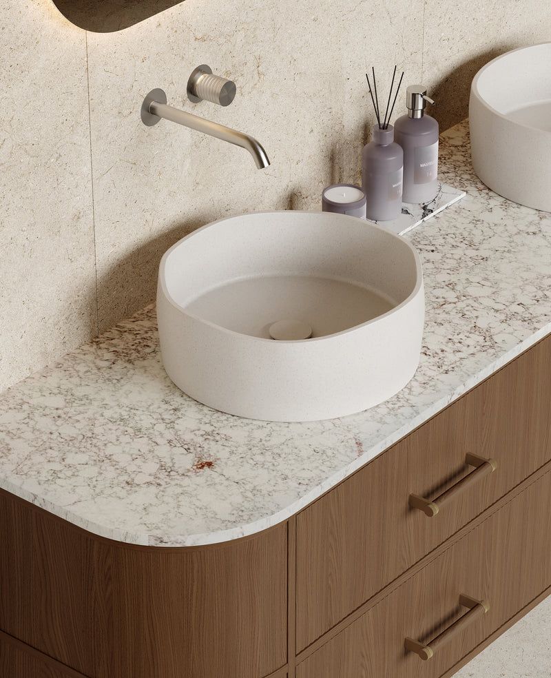 Mastello solid surface waskom Reeve sahara sand - 39 cm