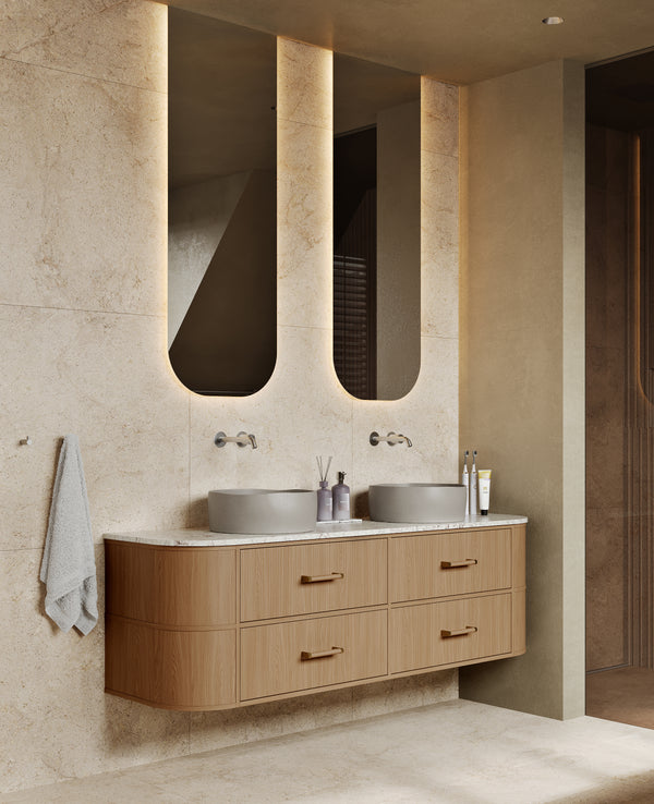 Mastello solid surface waskom Reeve sahara clay - 39 cm