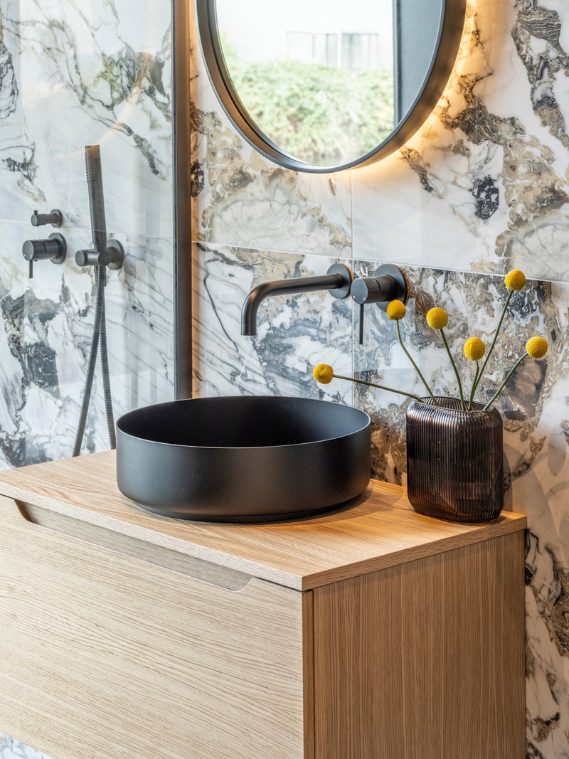 Mastello gun metal wandkraan modulair badmeubel