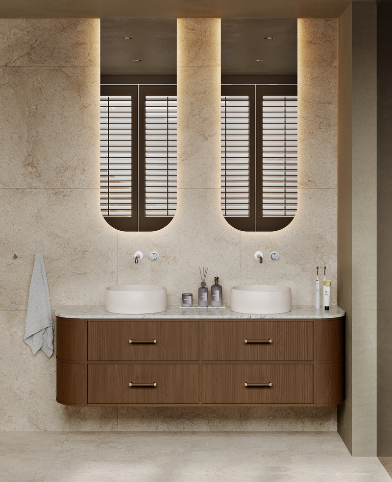 Mastello solid surface waskom Reeve sahara sand - 39 cm