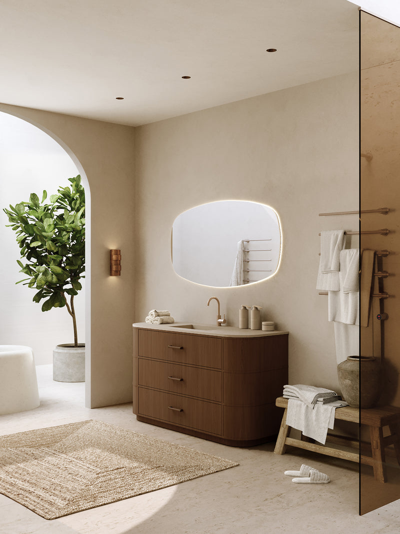 Mastello beige badkamer met Brave meubel