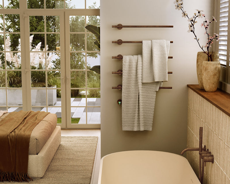Ensuite badkamer met luxe radiator