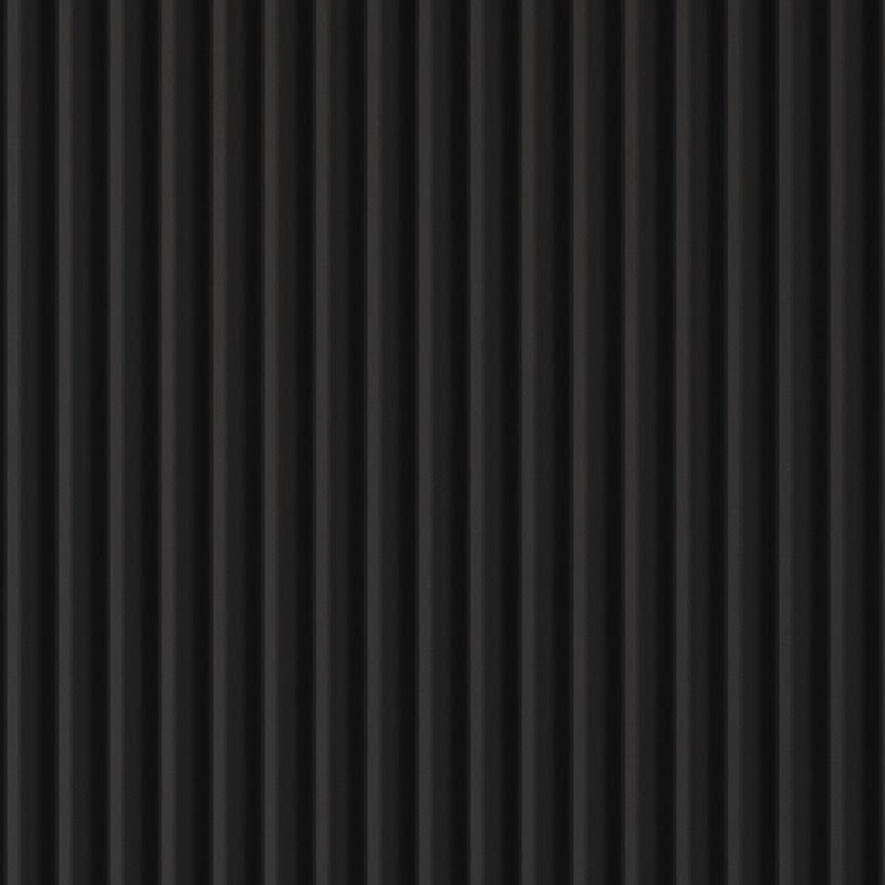 Kleursample modulair badmeubel zwart in ribbed afwerking