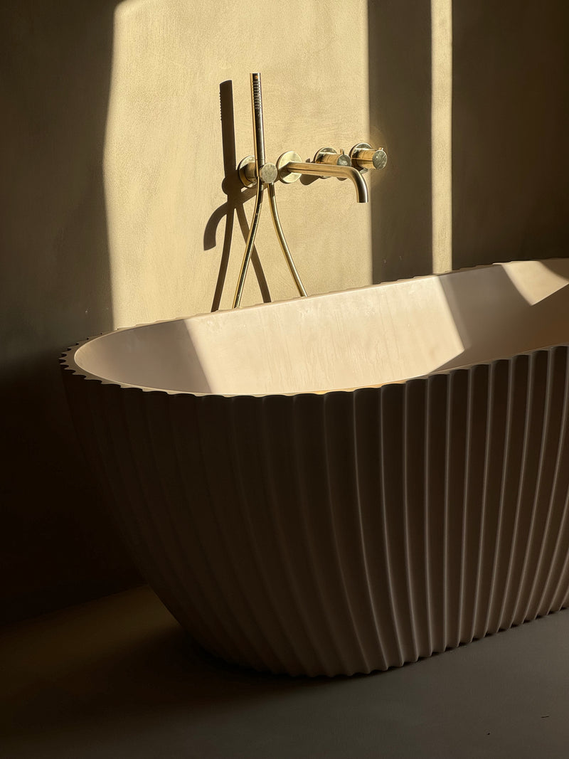 Mastello acryl vrijstaand bad Oyster sunkissed - 170 cm