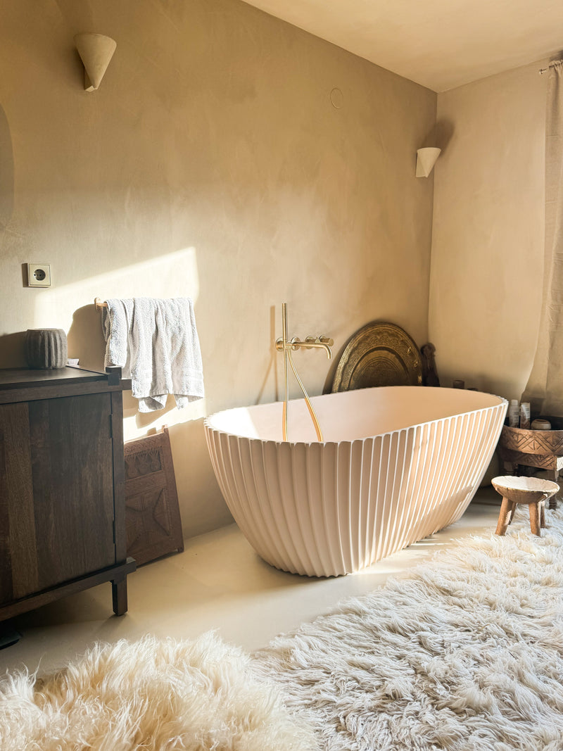 Mastello acryl vrijstaand bad Oyster sunkissed - 170 cm