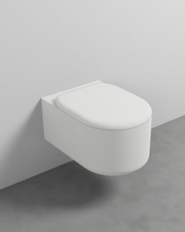 Cielo by Mastello Itaca hangend toilet rimless met soft-close toiletzitting mat wit