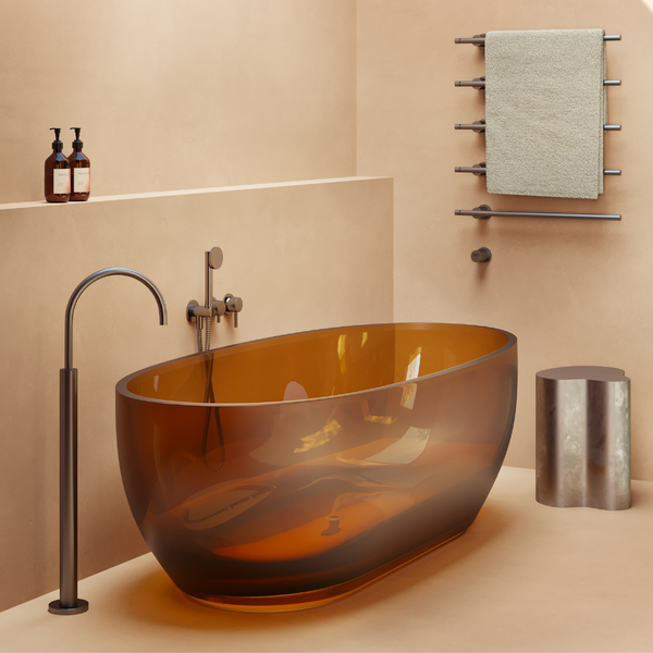 Mastello badkamerstijl Amber Embrace transparante Icon bad afbeelding 3