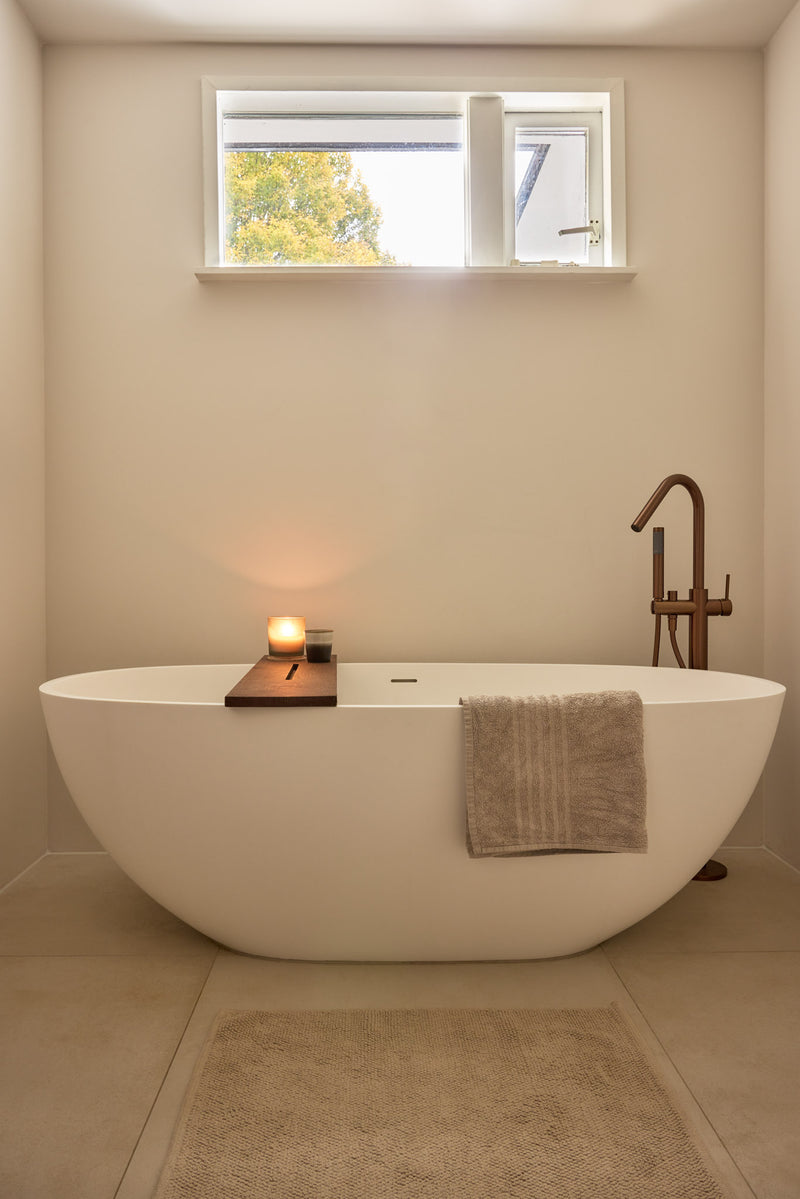 Mastello acryl vrijstaand bad Breez mat wit - 172 cm