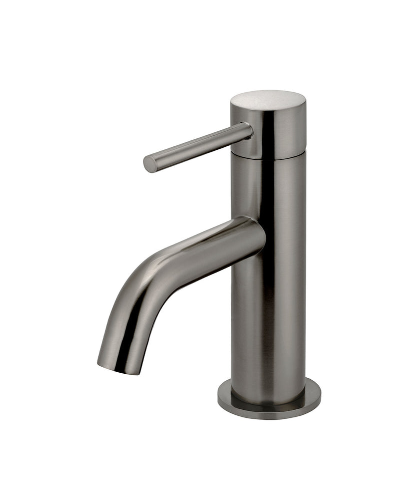 Mastello gun metal PVD koudwaterkraan met gebogen uitloop afbeelding 1