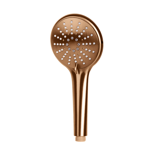 Koperen handdouche met 3-standen afbeelding 1