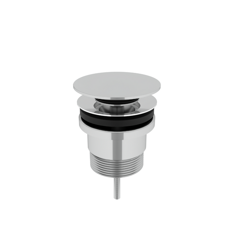 Chromen pop-up wastafel afvoerplug universeel 1