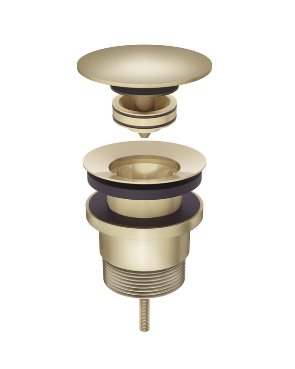 Meir gouden pop-up wastafel afvoerplug universeel