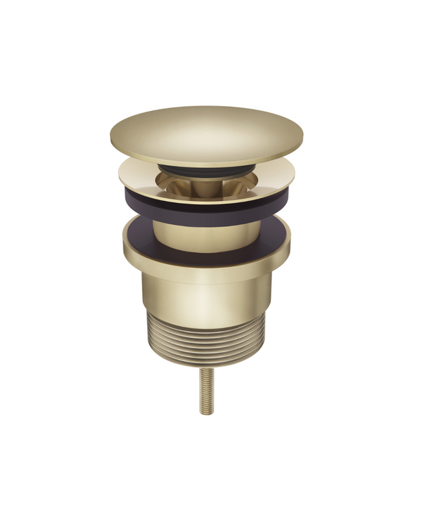 Meir gouden pop-up wastafel afvoerplug universeel