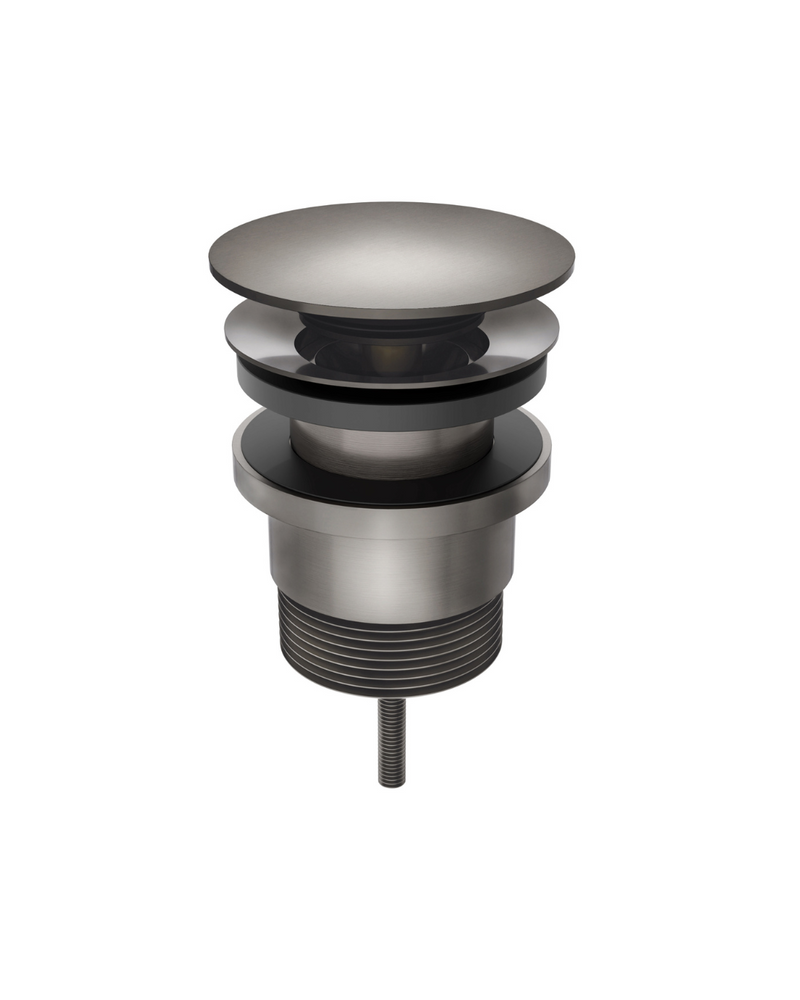 Meir gun metal pop-up wastafel afvoerplug universeel