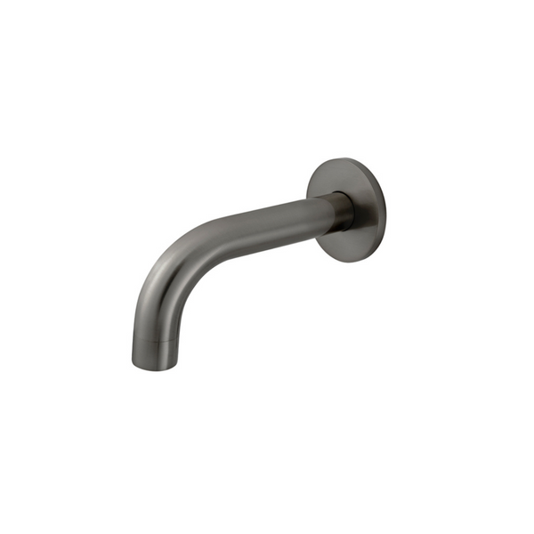 Gun metal PVD wanduitloop 13 cm afbeelding 2