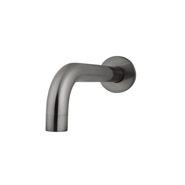 Gun metal PVD wanduitloop 13 cm afbeelding 3