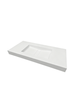 Mastello solid surface wastafel Senti mat wit - 80 cm