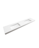 Mastello solid surface wastafel Senti mat wit - 180 cm