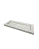Mastello solid surface enkele wastafel Senti sabbia - 120 cm