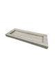 Mastello solid surface enkele wastafel Senti travertin - 120 cm