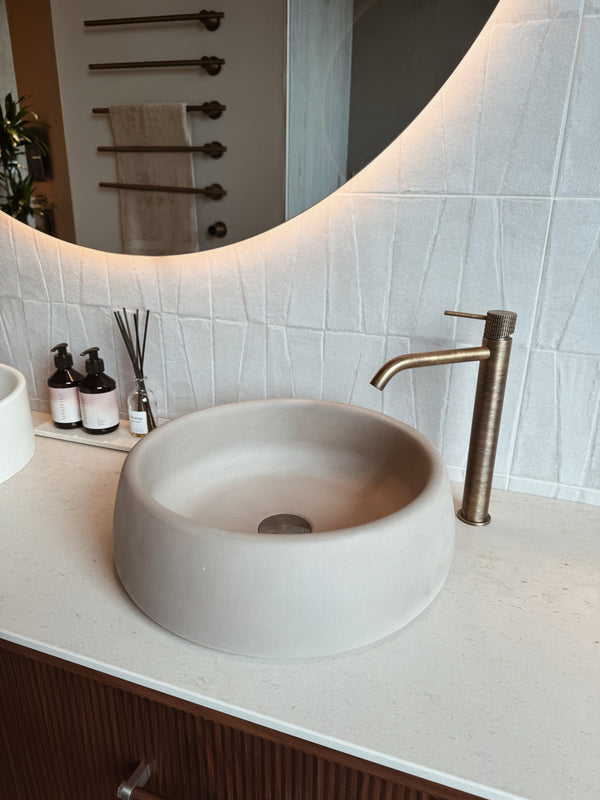 Mastello betonnen waskom Bowie pebble - 39 cm