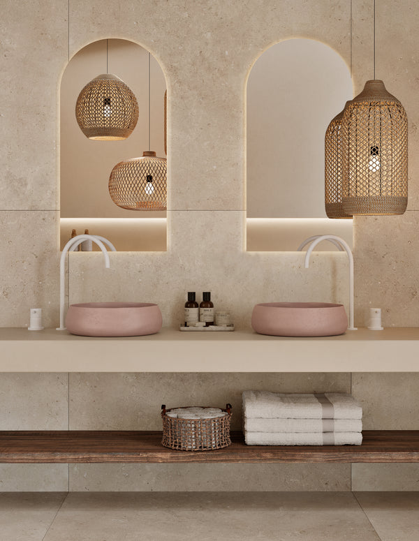 Mastello betonnen waskom Reeve Blush 2