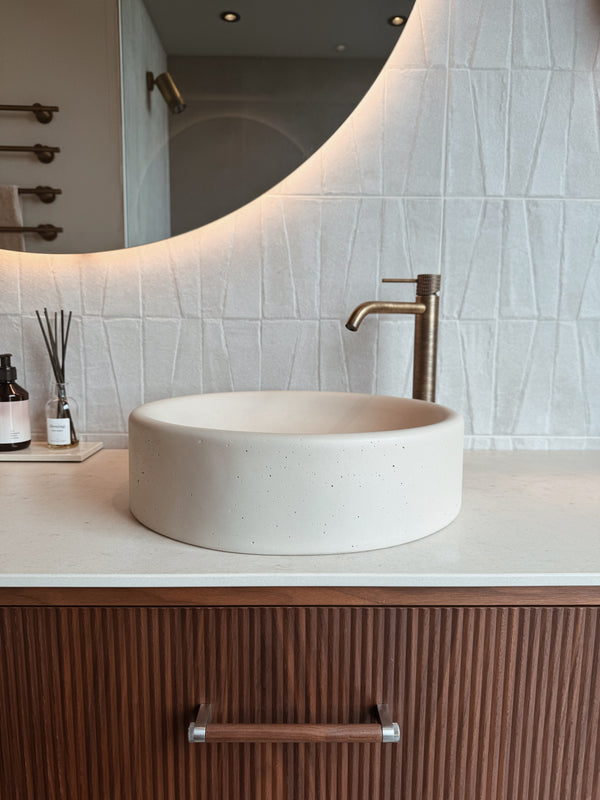 Mastello betonnen waskom Blake oyster - 41 cm