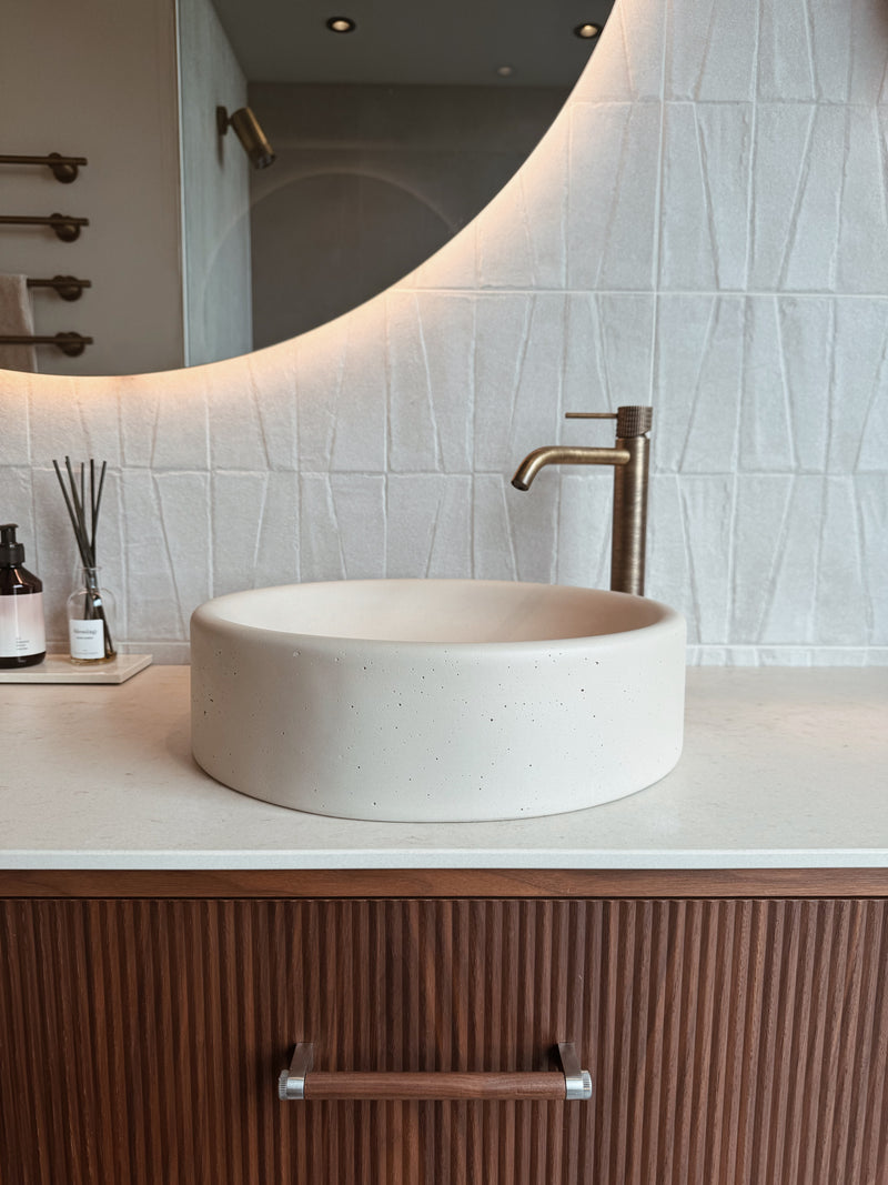 Mastello betonnen waskom Blake oyster - 41 cm