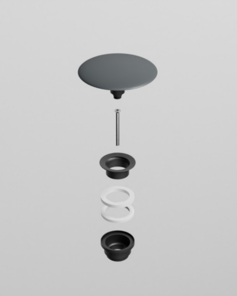 Cielo by Mastello bidet clickwaste kermiek Basalto