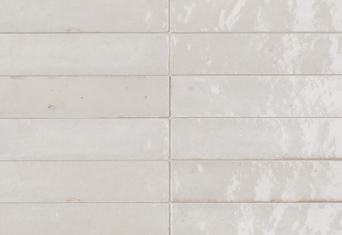 Sample tegel glaze tile white