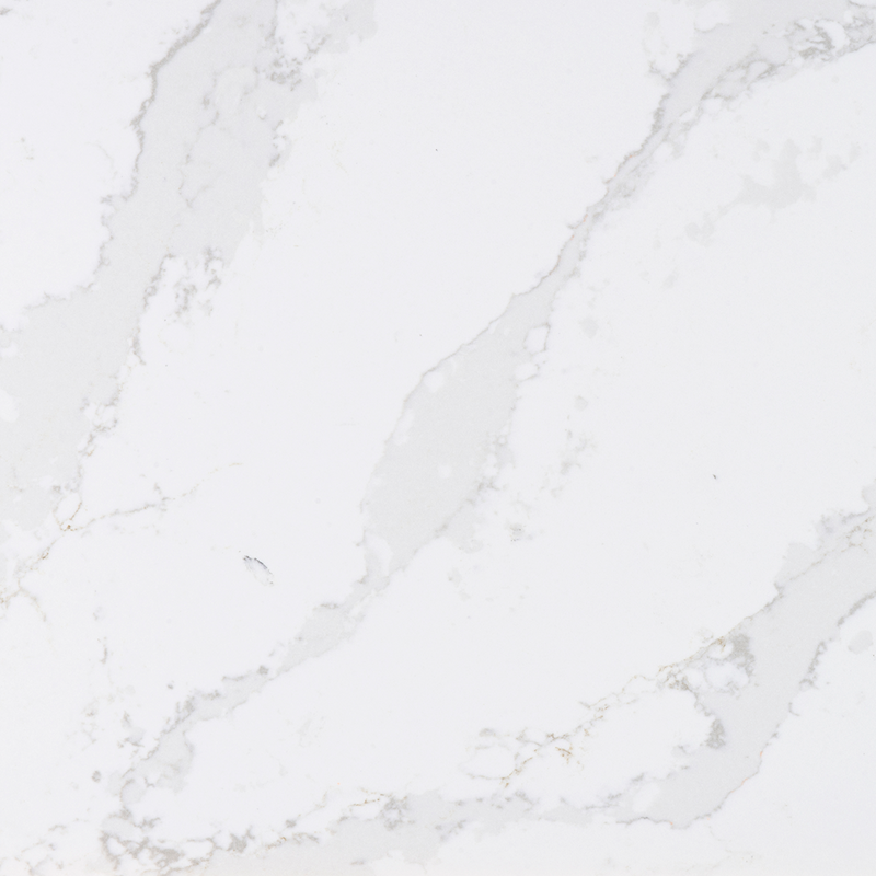 Kleursample Silestone et calacatta gold