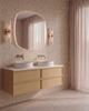 Mastello badmeubel Sumi dubbel spice met solid top (4 lades) - 120 cm