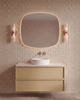 Mastello badmeubel Sumi dubbel spice met solid top - 60 cm