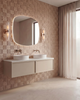 Mastello badmeubel Sumi enkel dune met solid top (2 lades) - 120 cm