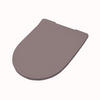 Hangend toilet rimless met soft-close toiletzitting mat tortora bruin afbeelding 5