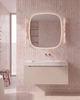 Mastello badmeubel Bloom dune met Senti wastafel Sabbia - 60 cm