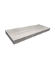 Mastello solid surface single washbasin Cascate matte marble without tap hole - 90 cm