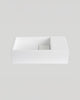 Solid surface witte toiletfontein blocco in 36 cm