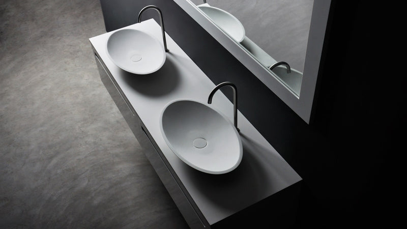 Ideavit solid surface waskom Solidjazz mat wit - 60 cm