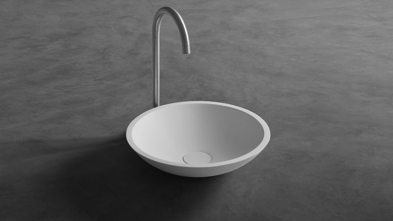 Ideavit solid surface waskom Solidfox mat wit - 35 cm
