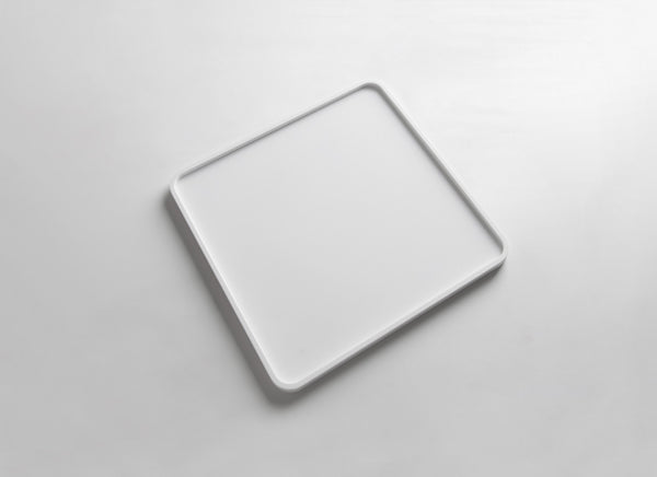 Ideavit solid surface plateau Solidmac mat wit - 25 x 25 cm