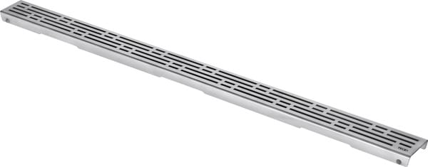 Tece RVS douchegoot set Drainline Basic rooster - 150 cm