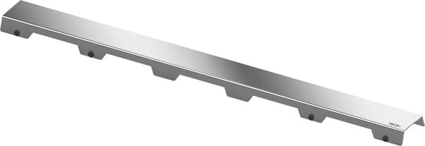 Tece RVS douchegoot set Drainline Steel II vlak - 90 cm