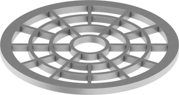 Tece RVS douchegoot set Drainline Plate II tegelbaar - 70 cm